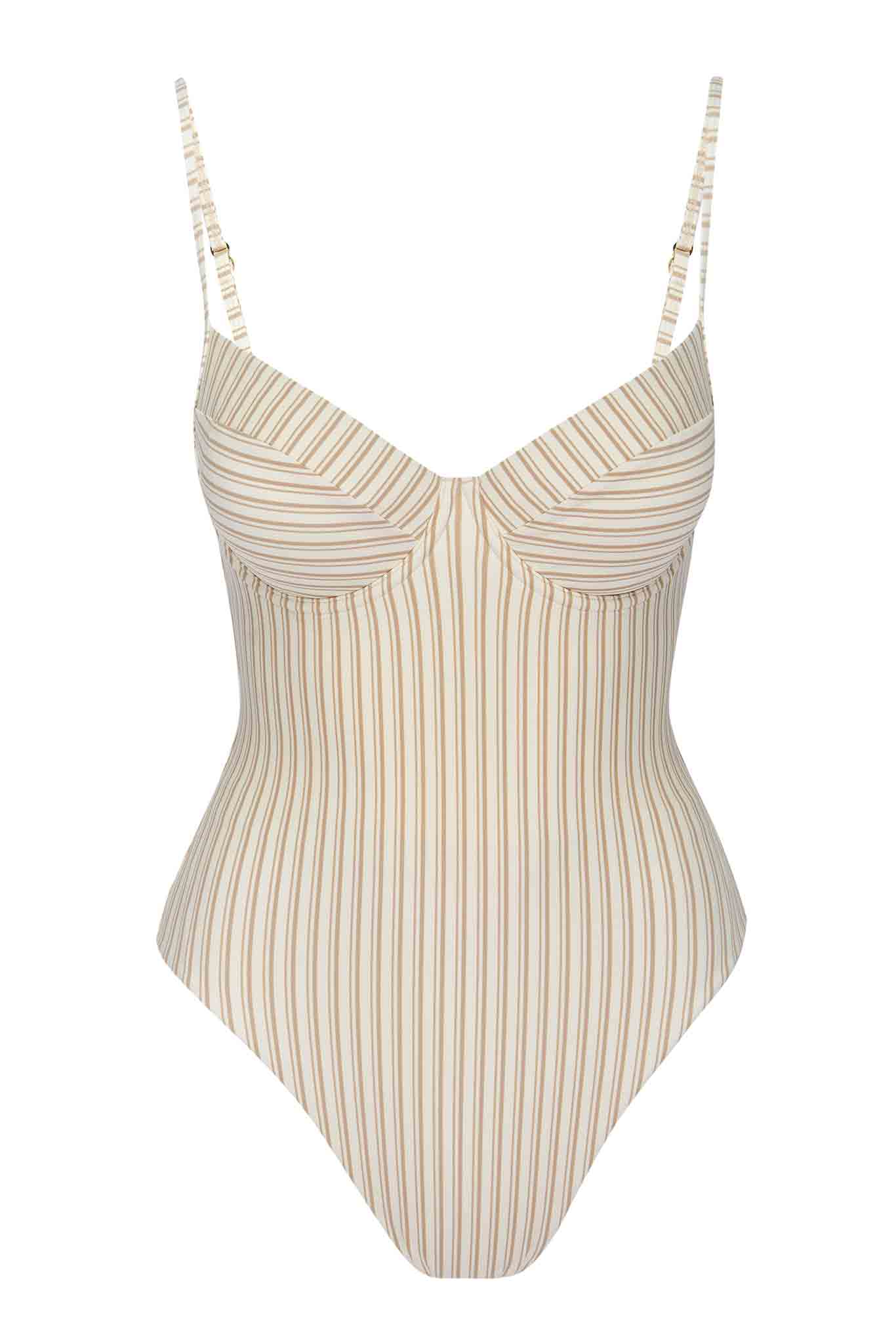Load image into Gallery viewer, Maui One Piece - Sand Stripe