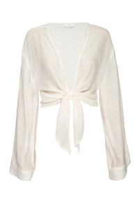 Tahiti Tie Top - Ivory